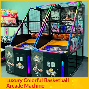 Gioco di Basket Elettronico a Gettoni con Punteggio <span class=keywords><strong>per</strong></span> <span class=keywords><strong>Adulti</strong></span> e Bambini, Macchina da Gioco Commerciale di Lusso Pieghevole - Product Image 2