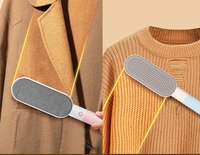 Éliminateur de peluches électrostatique 4-en-1 et éliminateur de poils d'animaux, brosse multifonctionnelle pour tissus, vêtements, canapé, tapis