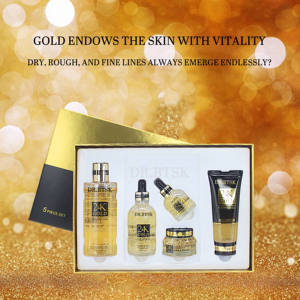 Ensemble de soins de la peau du <span class=keywords><strong>visage</strong></span> fabriqué en usine Anti-âge Whitening24k Gold Nourishing Skin Care Set - Product Image 3