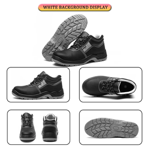 Botas de Seguridad JIANKUN CE Antideslizantes, Antipinchazos y Antiesmagamiento para Hombre, Calzado de Trabajo Resistente con Puntera de Acero para Minería, Industria y Construcción - Product Image 6