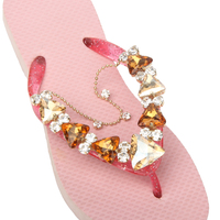 Mocassins de créateur et sandales d'été : Accessoires de décoration pour chaussures avec boucles métalliques personnalisées, ornements de quincaillerie style Bling