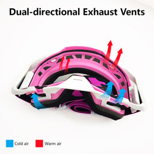 Gafas de Motociclismo Todoterreno ARMEGA con <span class=keywords><strong>Lentes</strong></span> Intercambiables de Pantalla Grande, Resistentes al Viento, <span class=keywords><strong>para</strong></span> Motocicleta Todoterreno, ATV, BMX, <span class=keywords><strong>MTB</strong></span> - Product Image 4