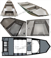 Pour Kinocean 14ft Jet Ski Compact de haute qualité Jon Boat avec coque en aluminium de conception de Scooter aquatique nouvel état pour les Sports nautiques