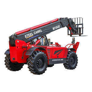 Chariot télescopique diesel 4x4 certifié CE STEEL <span class=keywords><strong>CAMEL</strong></span> M1840C pour la construction, la ferme, les terrains accidentés, moteur Cummins, prix d'usine - Product Image 1