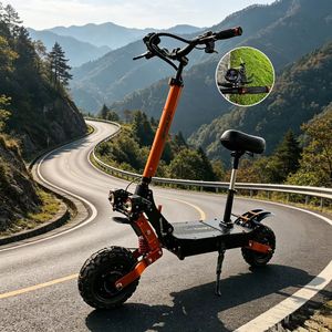 Trottinette électrique pliable tout-terrain USA Stock M11 60V 6000W à double moteur, batterie lithium 60V 30AH, autonomie 60-90 km - Product Image 1