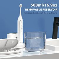 Sikat Gigi Elektrik Smart Timer OEM Pabrik 2025, Water Flosser, Laris Manis, 5 Mode Pembersihan, Pengisian Daya Nirkabel, Rumah Tangga & Luar Ruangan