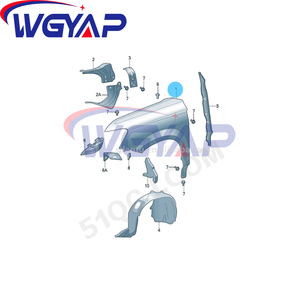 WGYAP US Version haute qualité OEM 2GJ 821 105 B 2GJ 821 106 B garde-boue avant pour Volkswagen TAOS ABS adaptation de voiture d'origine métal - Product Image 2