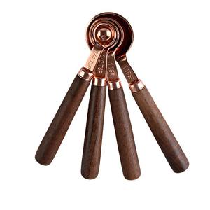 Vente en gros usine, articles en stock, tasses et cuillères doseuses en acier inoxydable pour la pâtisserie, cuillère doseuse avec échelle graduée - Product Image 2