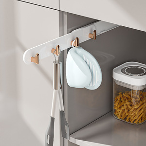 Strong Non-Falling <b>Standing</b> Type Plastic Modern Kitchen Storage Hook Gap Hook with Sticky Back for Door <b>Hat</b> Coat Rack - Product Image 1