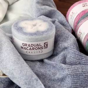 Fil à tricoter <span class=keywords><strong>de</strong></span> haute qualité en <span class=keywords><strong>laine</strong></span> et acrylique mélangée, teint en sections, <span class=keywords><strong>couleur</strong></span> <span class=keywords><strong>dégradée</strong></span> arc-en-ciel, pour pull tricoté à la main, <span class=keywords><strong>pelote</strong></span> <span class=keywords><strong>de</strong></span> 100g - Product Image 6