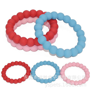 Jouets à mâcher interactifs en caoutchouc pour chiens, anneaux de traction pour la dentition, tailles S, M, L - Product Image 5