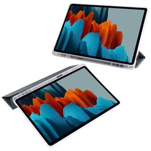 Custodia Sottile Trasparente con Porta Penna per <span class=keywords><strong>Samsung</strong></span> <span class=keywords><strong>Tab</strong></span> <span class=keywords><strong>S8</strong></span> <span class=keywords><strong>Plus</strong></span> S7 <span class=keywords><strong>Plus</strong></span> 12.4 Pollici, Cover Protettiva - Product Image 3
