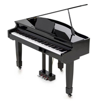Super Popular 88-key Electronic Fingerstyle Piano Keyboard Instrument Built-in Speakers Plastic Construction Compact Design for