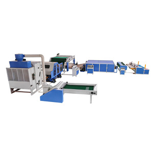Línea Completa de Producción de Rollos de Relleno de Poliéster con Control PLC, Corte y Enrollado para Fábrica de Materia Prima Textil para el Hogar - Product Image 2