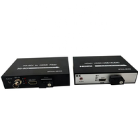 Extensor de Fibra Óptica 3G SDI, Conversor de Video HD1080P, Puerto IP FTTH de 1 Canal