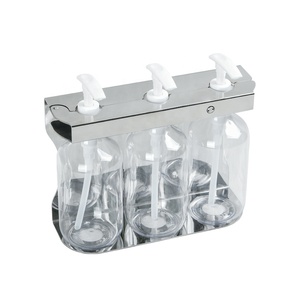 Tay Xà Phòng Chai Dầu Gội Tắm Gel Dispenser Với Khóa Duy Nhất Đôi Ba Tường Gắn Kết 300Ml Tay Xà Phòng Dispenser - Product Image 2