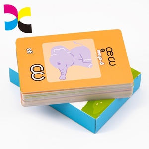 Cartes de jeu éducatives pour enfants en matériaux écologiques personnalisés et design de cartes imperméables avec pelliculage brillant - Product Image 2