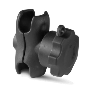1.5 Inch <b>Universal</b> Short Double <b>Socket</b> Arm with Safety Lock for Fish Finder Mounts/chartplotter Mounts/navigator Mounts - Product Image 1