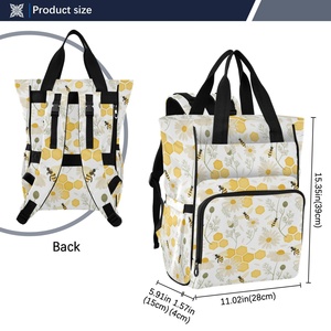 Sac à dos de maternité imperméable de luxe pour le soin du bébé et le change de couches - Product Image 3