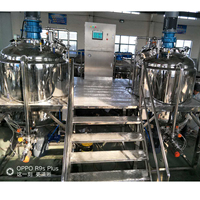 Nourriture Ketchup mayonnaise sirop faisant la machine homogénéisateur émulsifiant sous vide mélangeur 50L 100L 200L 300L 500L 1000L