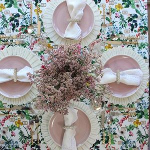 Rond de serviette en résine de qualité supérieure avec accessoire de table élégant et fonctionnel au fini brillant pour une utilisation quotidienne et spéciale - Product Image 1