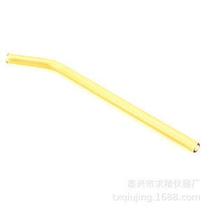 Glass <b>Straws</b> For Water Milk Tea Beverage <b>Reusable</b> Dishwasher Safe Solid Color Party Use - Product Image 5