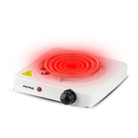 Cuisinière électrique AKANE 1000W, plaque chauffante simple, pour la cuisine à domicile, chauffage rapide, design compact, facile à nettoyer et à utiliser