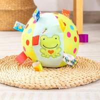 Jouet pour chien Kinghon, peluche mignonne avec clochette et rubans colorés, jouet interactif à mâcher et à apporter pour chiots