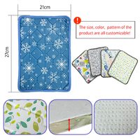 Housse de siège de refroidissement de voiture d'été en polyester imprimé coussin de siège de conducteur de bus chaise pour bus voiture bébés