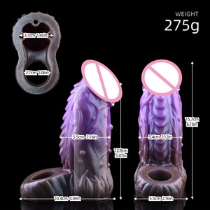 SHAZ Funda de Silicona para Pene y Extensor, Anillo para Pene, Retardante, Condón, Funda para Pene, Anillo para Pene, Potenciador Sexual para Hombres, Juguetes Sexuales - Product Image 2