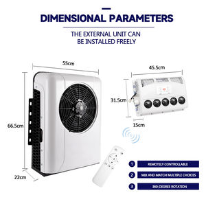 <span class=keywords><strong>Mini</strong></span> Aire Acondicionado Universal para Auto 12v/24v DC, Aire Acondicionado para Camión de 2200w con Alta Eficiencia, Venta al Por Mayor de Fábrica - Product Image 3