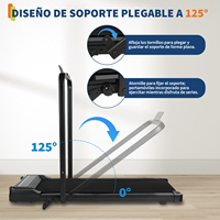 Caminadora Eléctrica Plegable con Motor Silencioso, Pantalla LED para Seguimiento de Calorías, Programas de Ejercicio, Máquina para Correr Portátil, Gimnasio Compacto para el Hogar