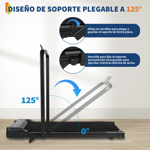 Stock Quiet Motor Foldable Electric <b>Treadmill</b> LED Calories Tracking Exercise Programs Portable Running <b>Machine</b> Compact Home Gym - Product Image 3