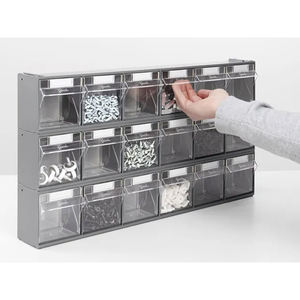 Fami Visual Box 602x190x500mm étagère de rangement pour petites pièces avec 17 tiroirs - Product Image 3