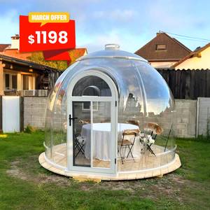 Design moderno Full House all'aperto in policarbonato tenda cupola trasparente bolla casa <span class=keywords><strong>per</strong></span> <span class=keywords><strong>Glamping</strong></span> a caldo o uso alberghiero - Product Image 2