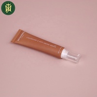 Aplicador puntiagudo, crema para ojos, tubo de plástico, producto para ojos, tubo vacío, embalaje de plástico para el cuidado de la piel, 10ml, 20ml, 30ml, tubo redondo