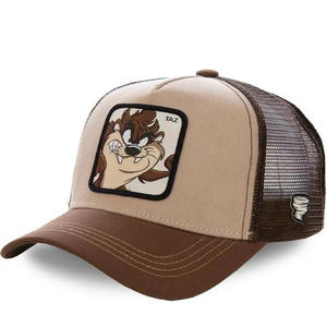 Cappello Trucker Regolabile con Stampa di Animali Cartoon per Uomo e Donna, in Cotone e Rete con Patch Quadrata Ricamata - Product Image 2