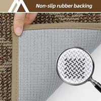 Tapis de porte antidérapant à profil bas 20 "x 32" Tapis d'entrée Absorbant Dirt Trapper Paillasson Tapis d'entrée lavable en polypropylène