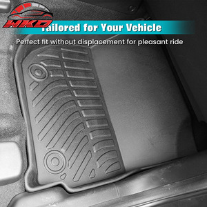 Tapis de sol toutes saisons pour Honda HR-V 2016-2022, 1ère et 2ème rangée, en TPE 3D moulé, imperméables - Product Image 5