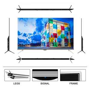 Téléviseur intelligent Android QLED <span class=keywords><strong>4K</strong></span> UHD 55/65/75 pouces avec HDR véritable, design sans cadre, Miracast, idéal pour le gaming - Vente en gros mondiale - Product Image 2