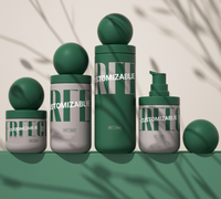 Flacons distributeurs en verre de 20 ml/30 ml/60 ml/100 ml avec pompe pour crème pour le visage, mascara, fond de teint et crème BB