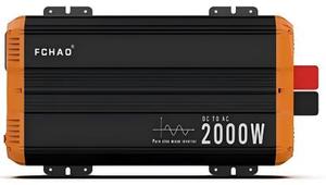 Chất lượng tốt 24Volt đến 220V tinh khiết Sine Wave Off Grid Power Inverter Điện áp biến áp inversor conversor 2000 Wát - Product Image 2