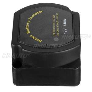 Isolateur intelligent de batterie double 12V 140A, relais sensible à la tension VSR, interrupteur intelligent pour voiture, VTT, UTV, bateaux, camping-car, camion - Product Image 6