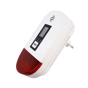 고감도 220V AC 스마트 가스 누출 감지기 음성 경고 연기 감지기 홈 안전 장치 - Product Image 1