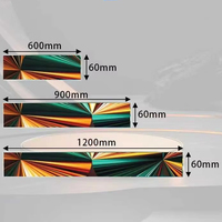 Écran LED publicitaire intelligent Prevision Ultra Slim COB P1.25 pour étagère 900x60mm 1200x60mm