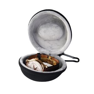 Petit étui rond EVA stockage montre pochette étui étanche boîtes de transport pour <span class=keywords><strong>Apple</strong></span> montre femmes voyage accessoires organisateur pochette - Product Image 4