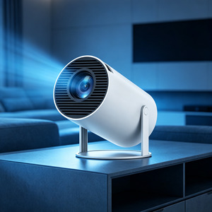 Mini Proyector de <span class=keywords><strong>Video</strong></span> HY300 Pro, 160 ANSI Lúmenes, Inalámbrico, WiFi, LED, Portátil, Sistema de Pantalla Inteligente con Espejo, Pico - Product Image 1