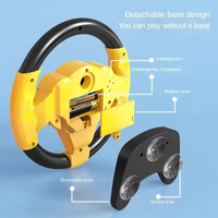 Jouet simulateur de conduite à ventouse, volant électrique pour enfants, jouet éducatif avec musique et sens de la direction