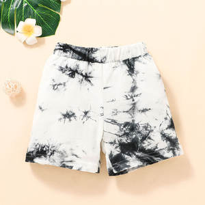 Conjunto de 2 Piezas de Ropa de Verano para Bebé Niño 2022, Pantalones Cortos y Camiseta de Manga Corta con Estampado Tie Dye - Product Image 3