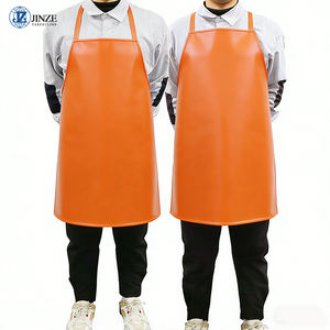 <span class=keywords><strong>Tablier</strong></span> en <span class=keywords><strong>PVC</strong></span> imperméable et lavable, noir, avec fenêtre en <span class=keywords><strong>PVC</strong></span> - Product Image 4